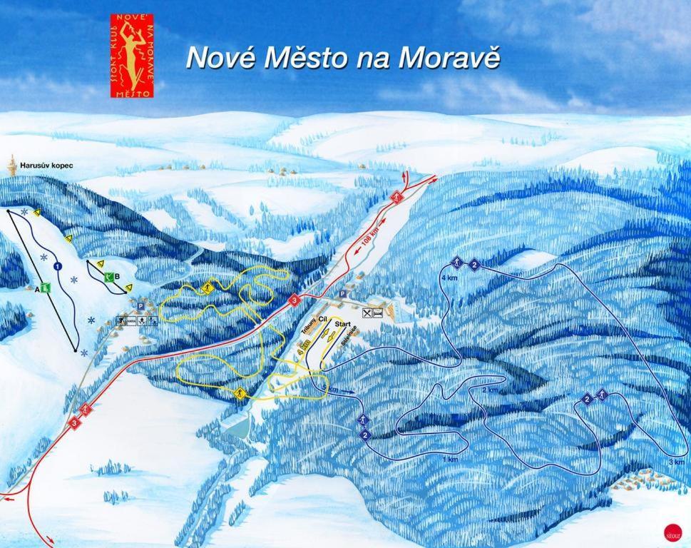 Luxusní Apartmán Family NMNM Nove Mesto na Morave Esterno foto
